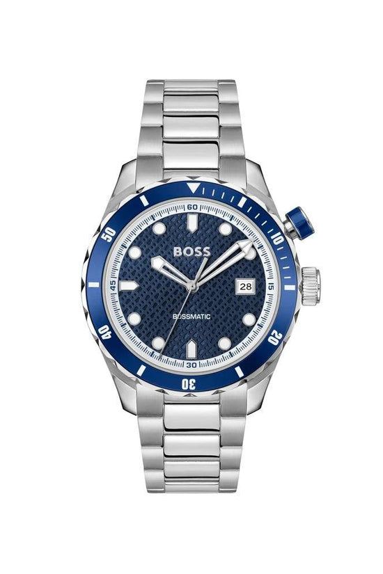 Hugo Boss Graue Edelstahl-Dresswatch by Hugo Boss