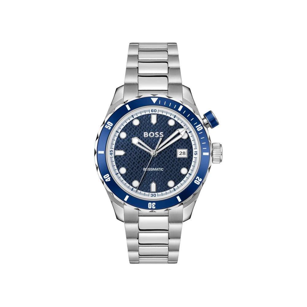 Hugo Boss Graue Edelstahl-Dresswatch by Hugo Boss