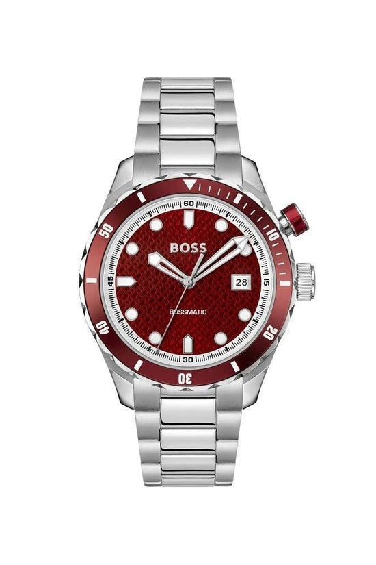 Hugo Boss Graue Edelstahl-Dresswatch by Hugo Boss