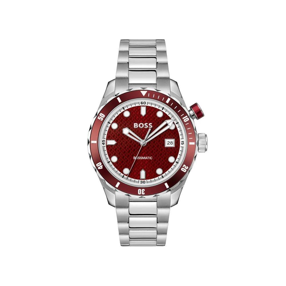 Hugo Boss Graue Edelstahl-Dresswatch by Hugo Boss