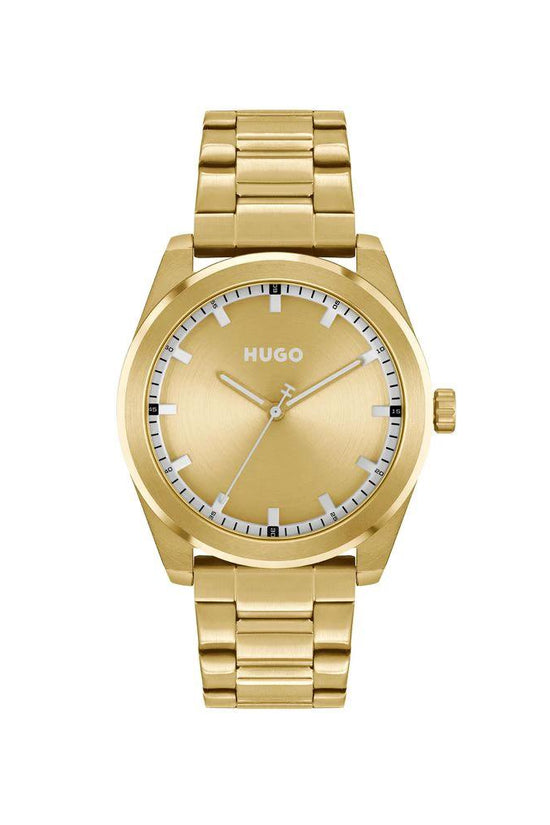 Hugo Boss Goldfarbene Edelstahl-Dresswatch by Hugo Boss