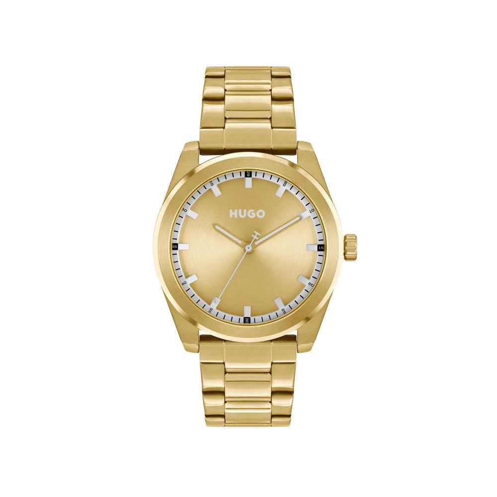 Hugo Boss Goldfarbene Edelstahl-Dresswatch by Hugo Boss