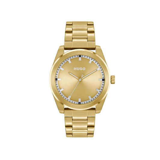 Hugo Boss Goldfarbene Edelstahl-Dresswatch by Hugo Boss
