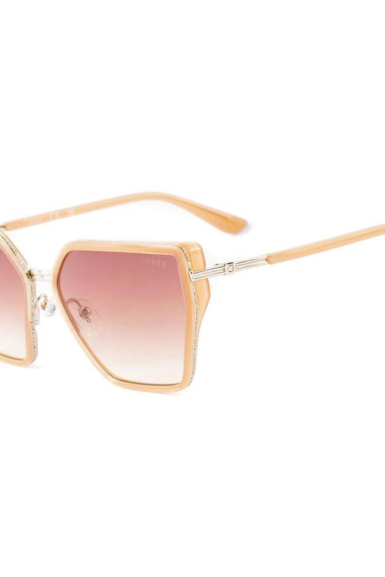 Guess Sonnenbrille aus beigem Harz by Guess
