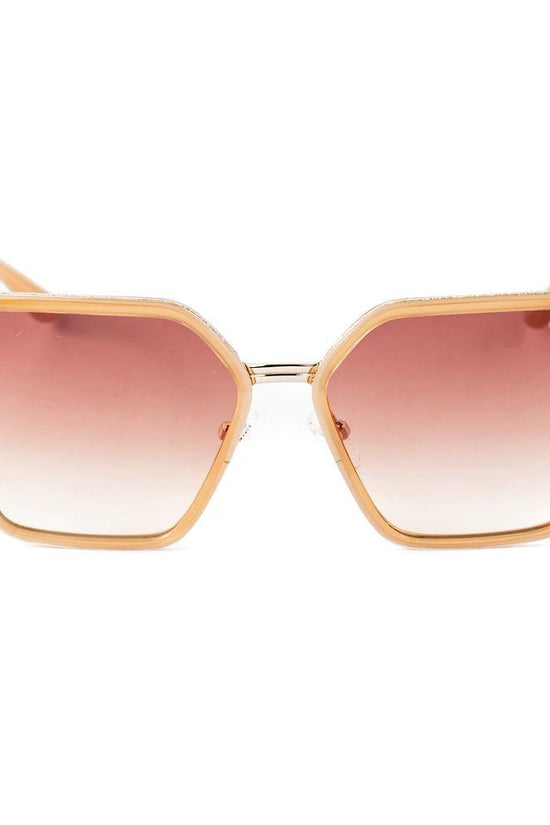 Guess Sonnenbrille aus beigem Harz by Guess