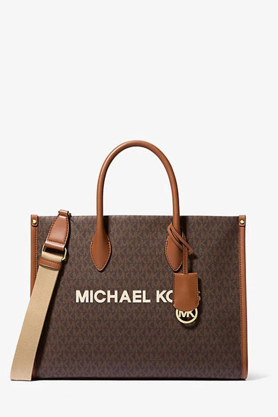 Michael Kors Braune Leder Schultertasche by Michael Kors