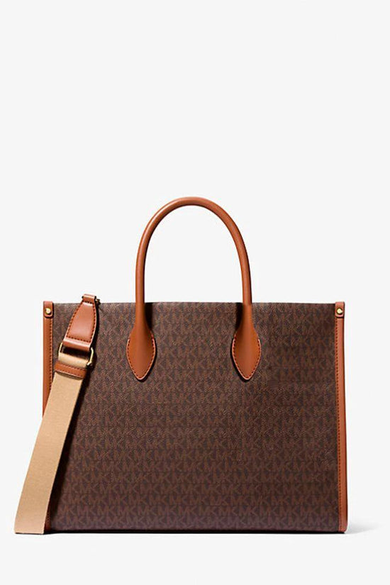 Michael Kors Braune Leder Schultertasche by Michael Kors