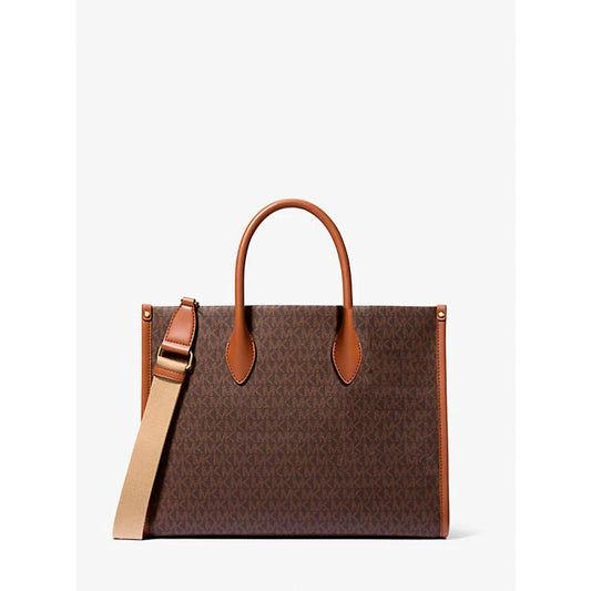 Michael Kors Braune Leder Schultertasche by Michael Kors