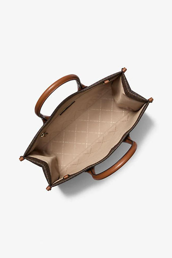 Michael Kors Braune Leder Schultertasche by Michael Kors