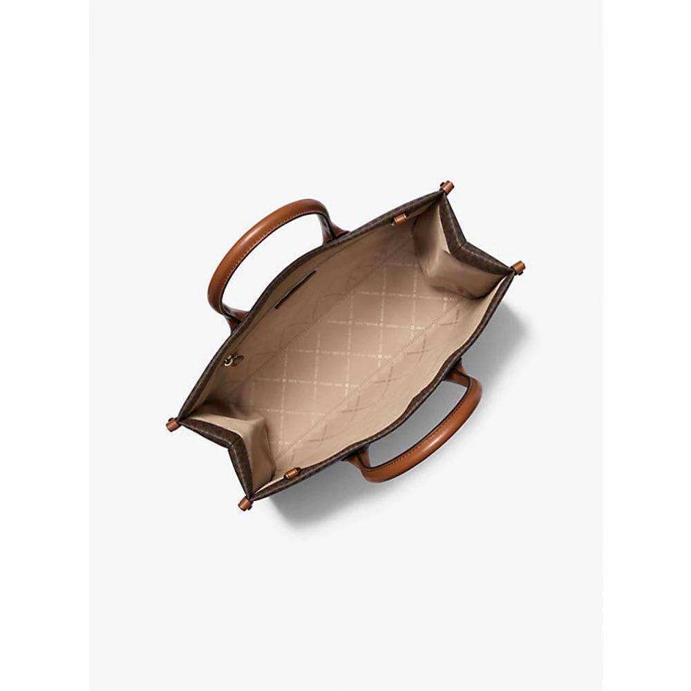 Michael Kors Braune Leder Schultertasche by Michael Kors
