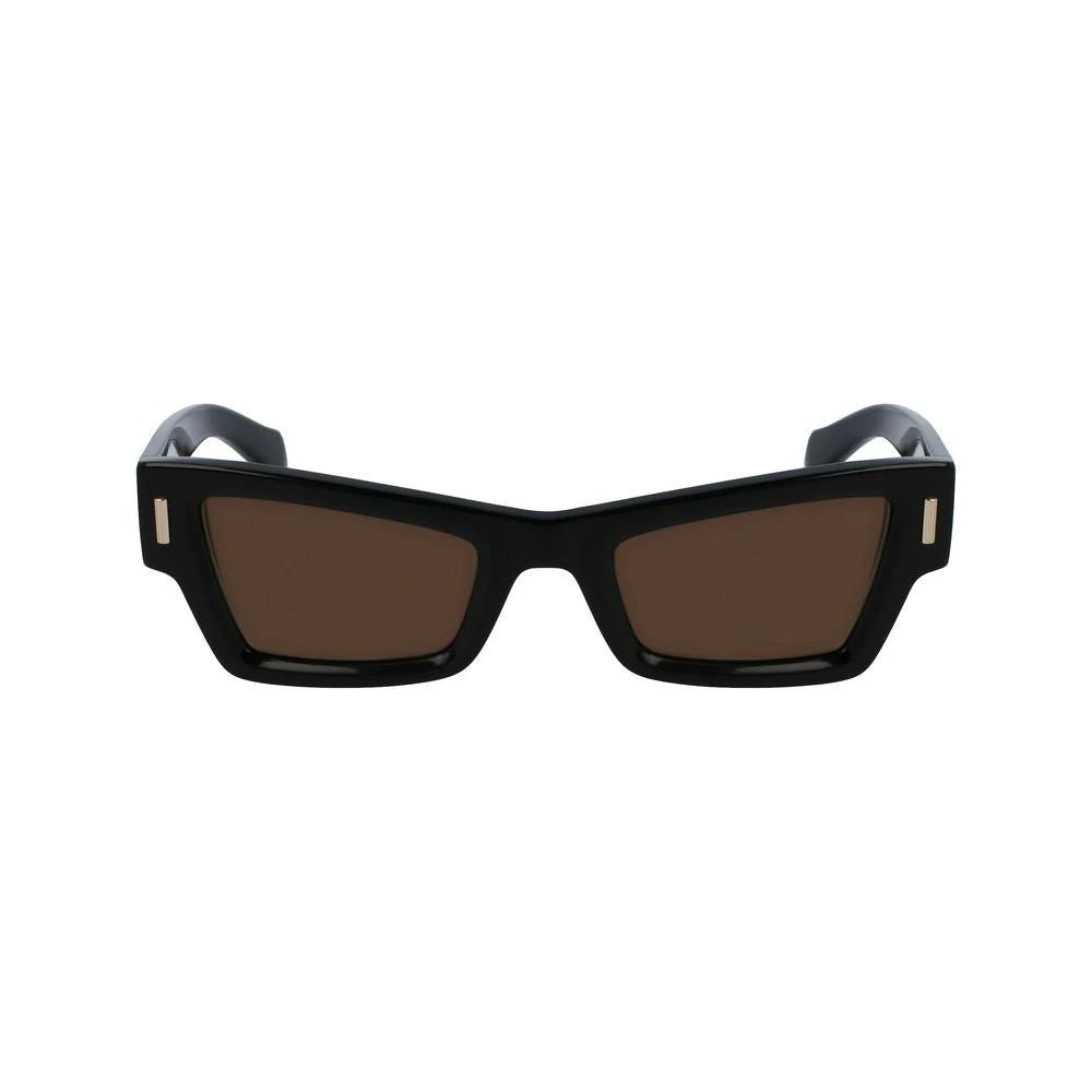 Ferragamo Schwarze Sonnenbrille aus Acetat by Ferragamo