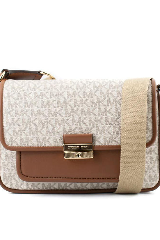 Michael Kors Beige Canvas Umhängetasche by Michael Kors
