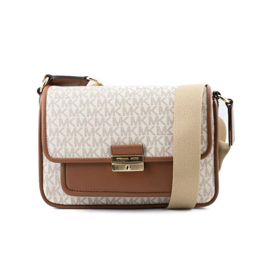 Michael Kors Beige Canvas Umhängetasche by Michael Kors