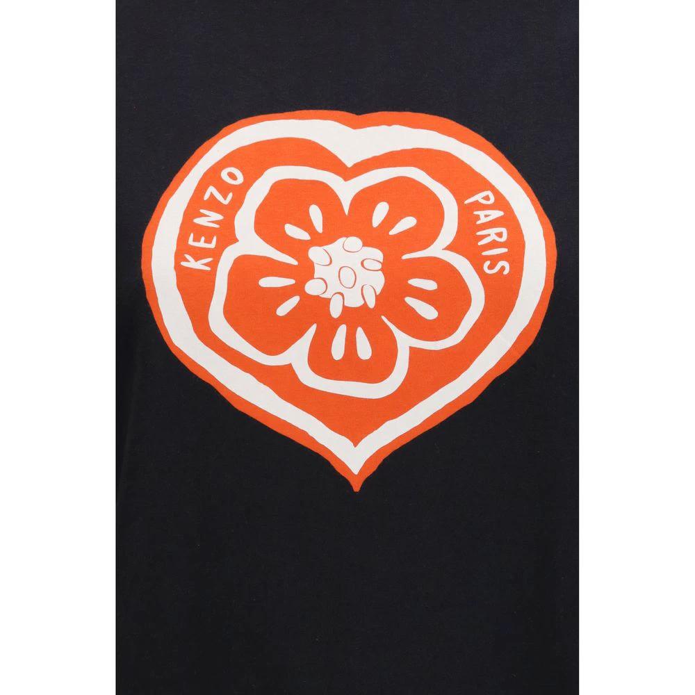 Kenzo Schwarzes Baumwoll-T-Shirt by Kenzo