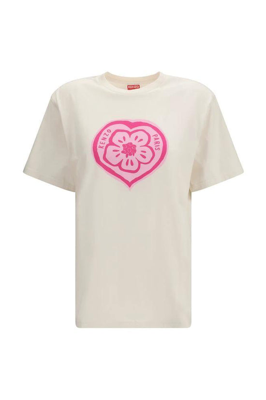 Kenzo Weißes Baumwoll-T-Shirt by Kenzo