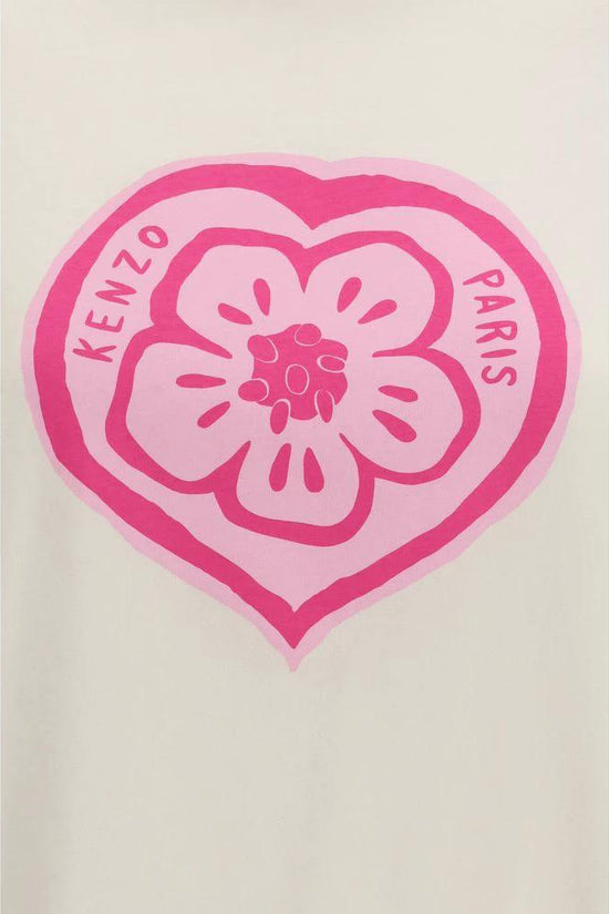 Kenzo Weißes Baumwoll-T-Shirt by Kenzo