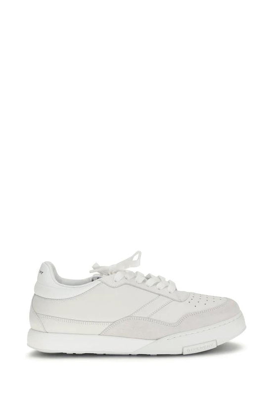 Givenchy Weiße Low-Top-Sneaker aus Kalbsleder Bos Taurus by Givenchy
