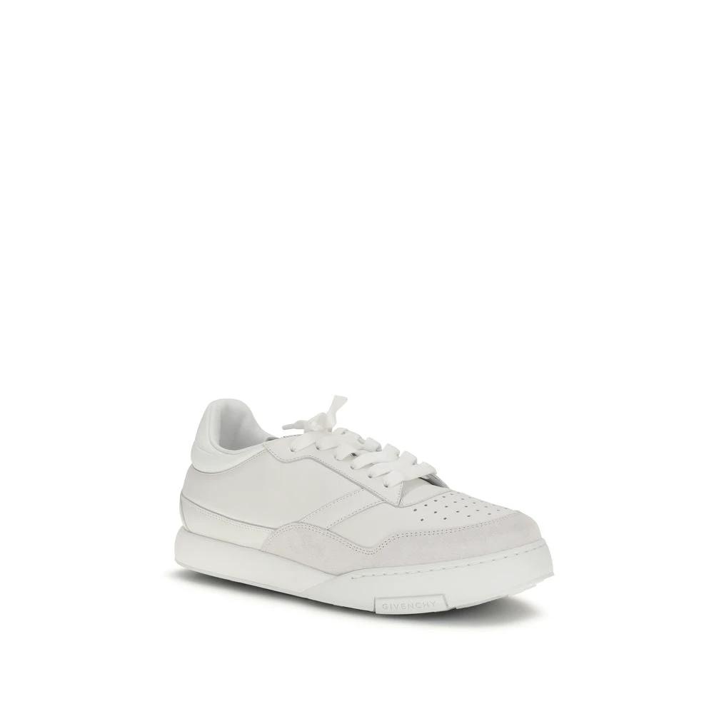 Givenchy Weiße Low-Top-Sneaker aus Kalbsleder Bos Taurus by Givenchy
