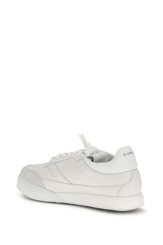 Givenchy Weiße Low-Top-Sneaker aus Kalbsleder Bos Taurus by Givenchy