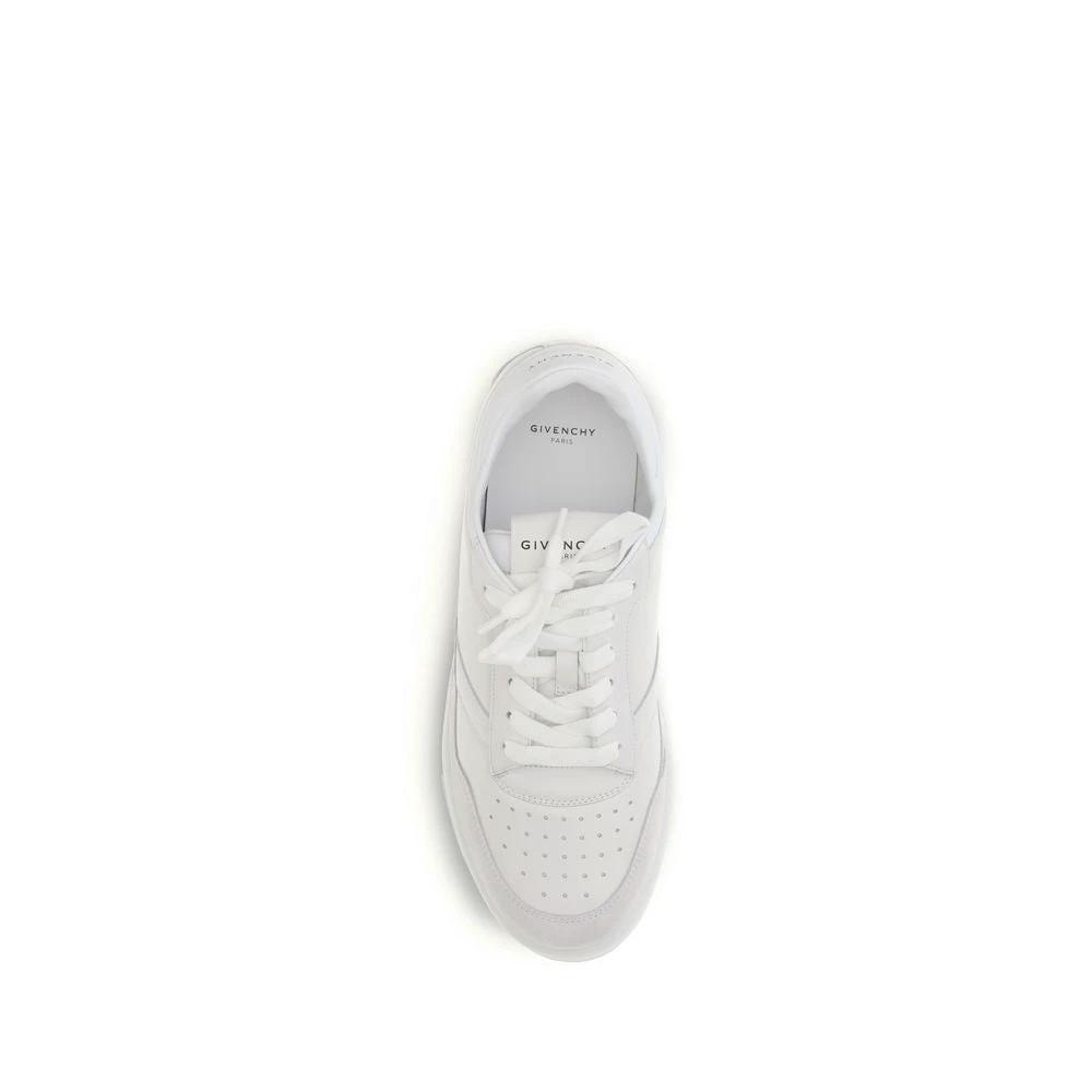 Givenchy Weiße Low-Top-Sneaker aus Kalbsleder Bos Taurus by Givenchy