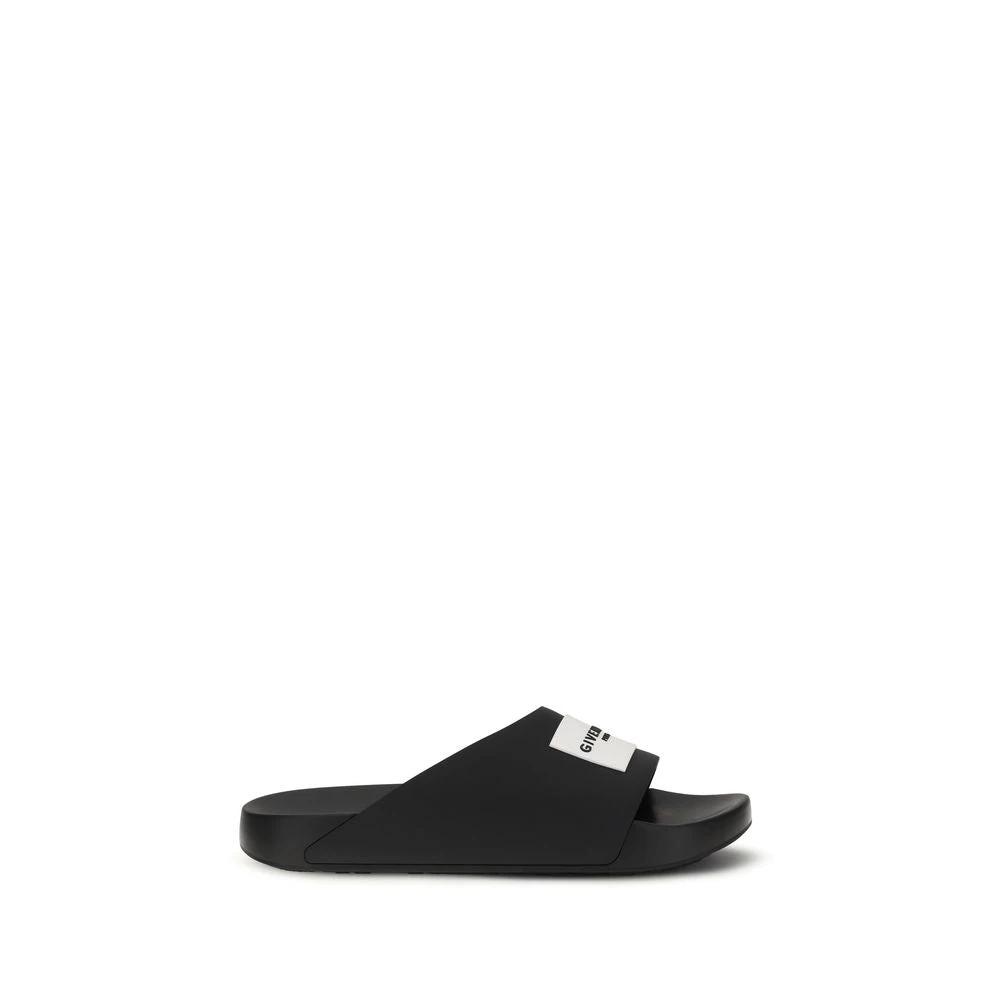 Givenchy Schwarze Gummipantoletten by Givenchy