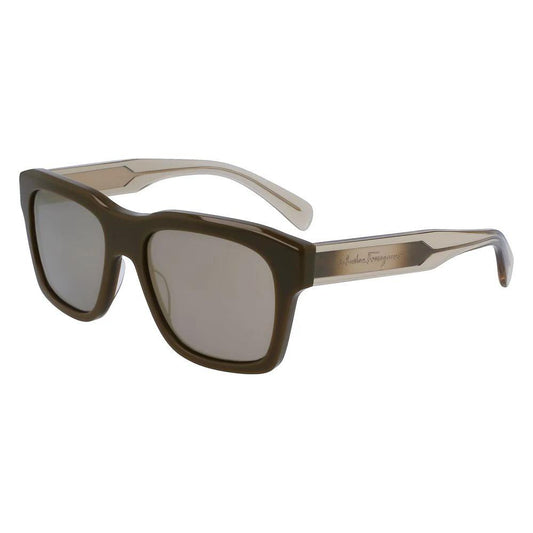 Ferragamo Bicolor Acetate Sunglasses by Ferragamo