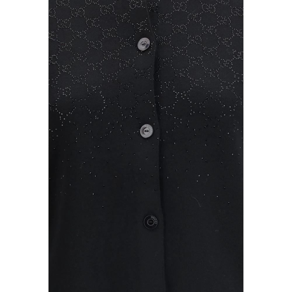 Gucci Schwarzer Wollcardigan by Gucci