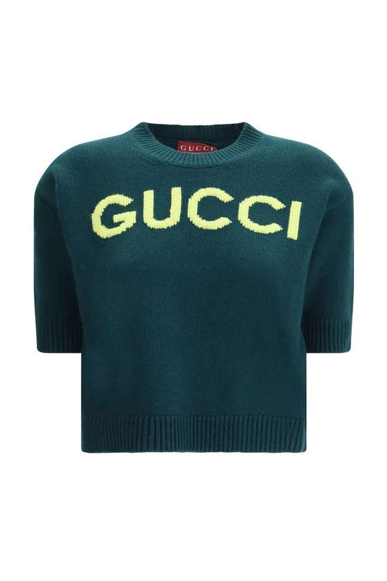 Gucci Zweifarbiger Wollpullover by Gucci