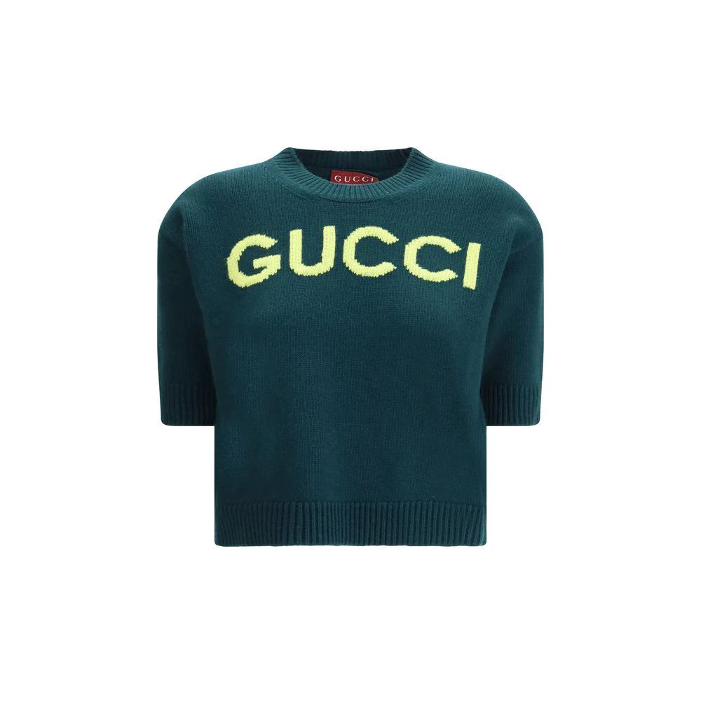 Gucci Zweifarbiger Wollpullover by Gucci