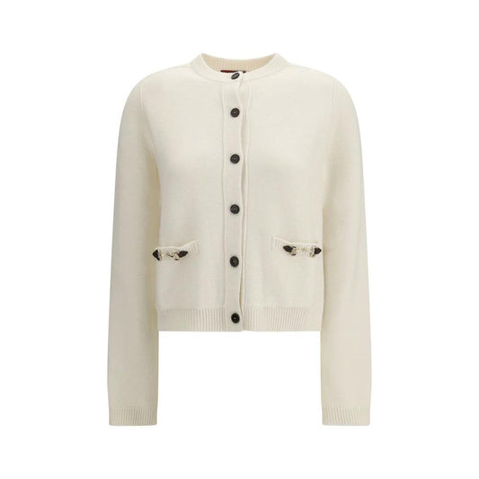 Gucci Beige Wollstrickjacke by Gucci