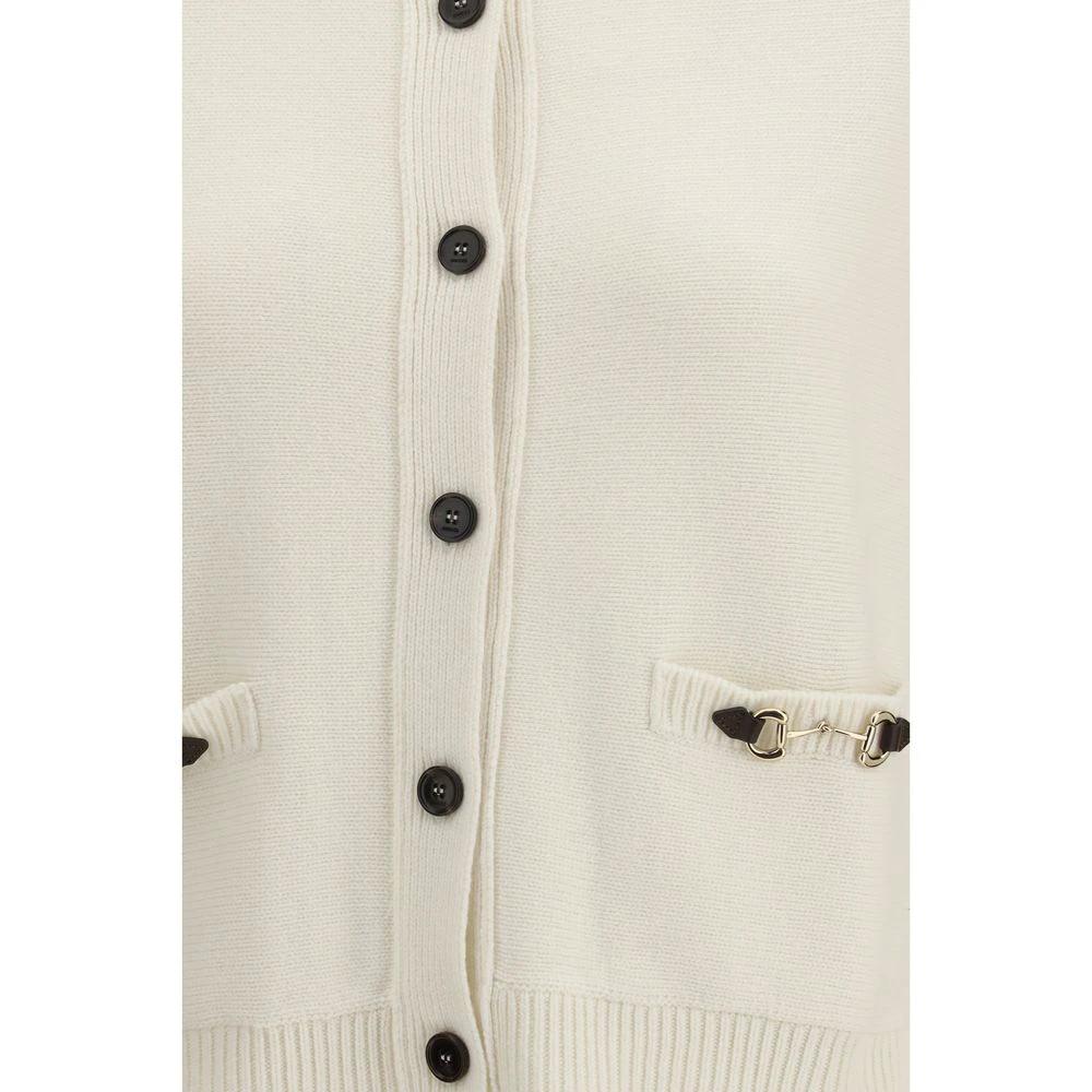Gucci Beige Wollstrickjacke by Gucci