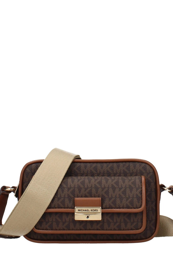 Michael Kors Braune Umhängetasche aus Stoff by Michael Kors