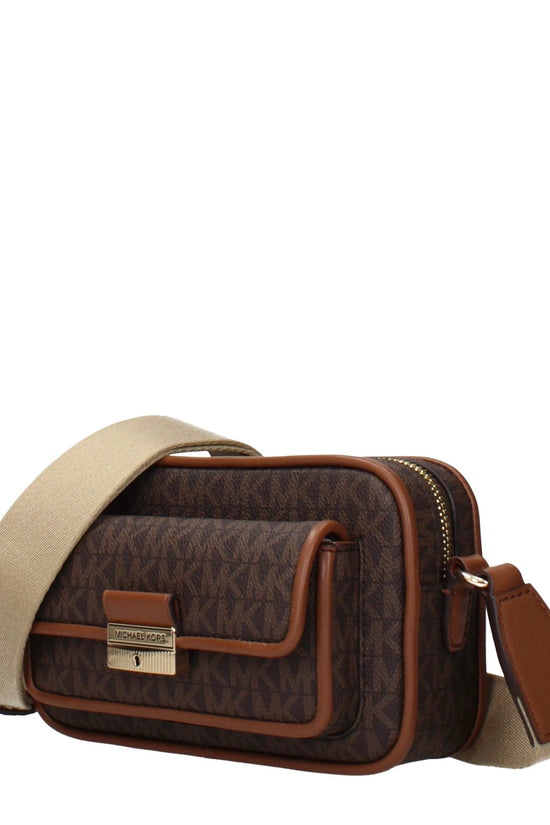 Michael Kors Braune Umhängetasche aus Stoff by Michael Kors