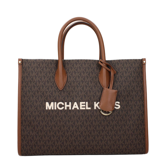 Michael Kors Braune Stoffhandtasche by Michael Kors