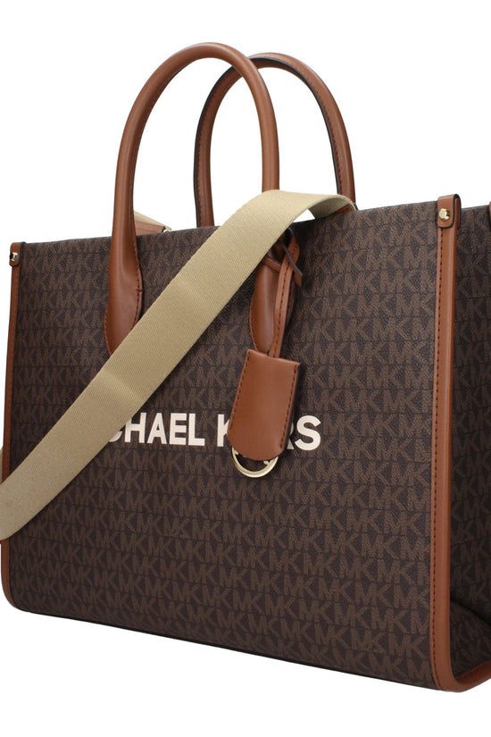 Michael Kors Braune Stoffhandtasche by Michael Kors