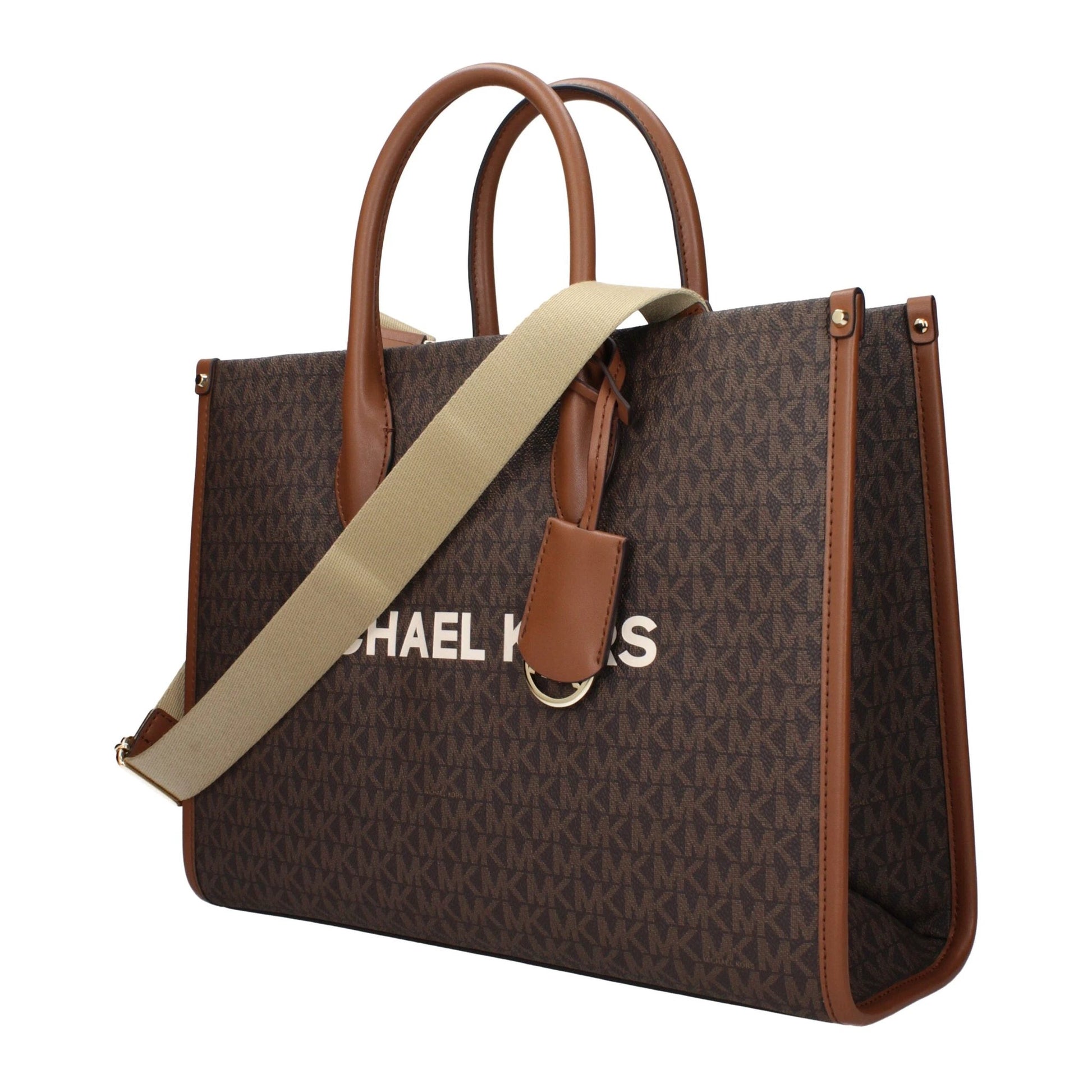 Michael Kors Braune Stoffhandtasche by Michael Kors