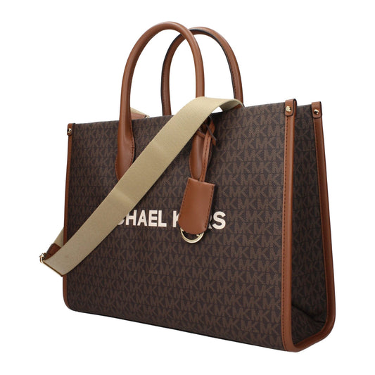 Michael Kors Braune Stoffhandtasche by Michael Kors