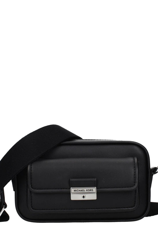 Michael Kors Schwarze Leder Umhängetasche by Michael Kors