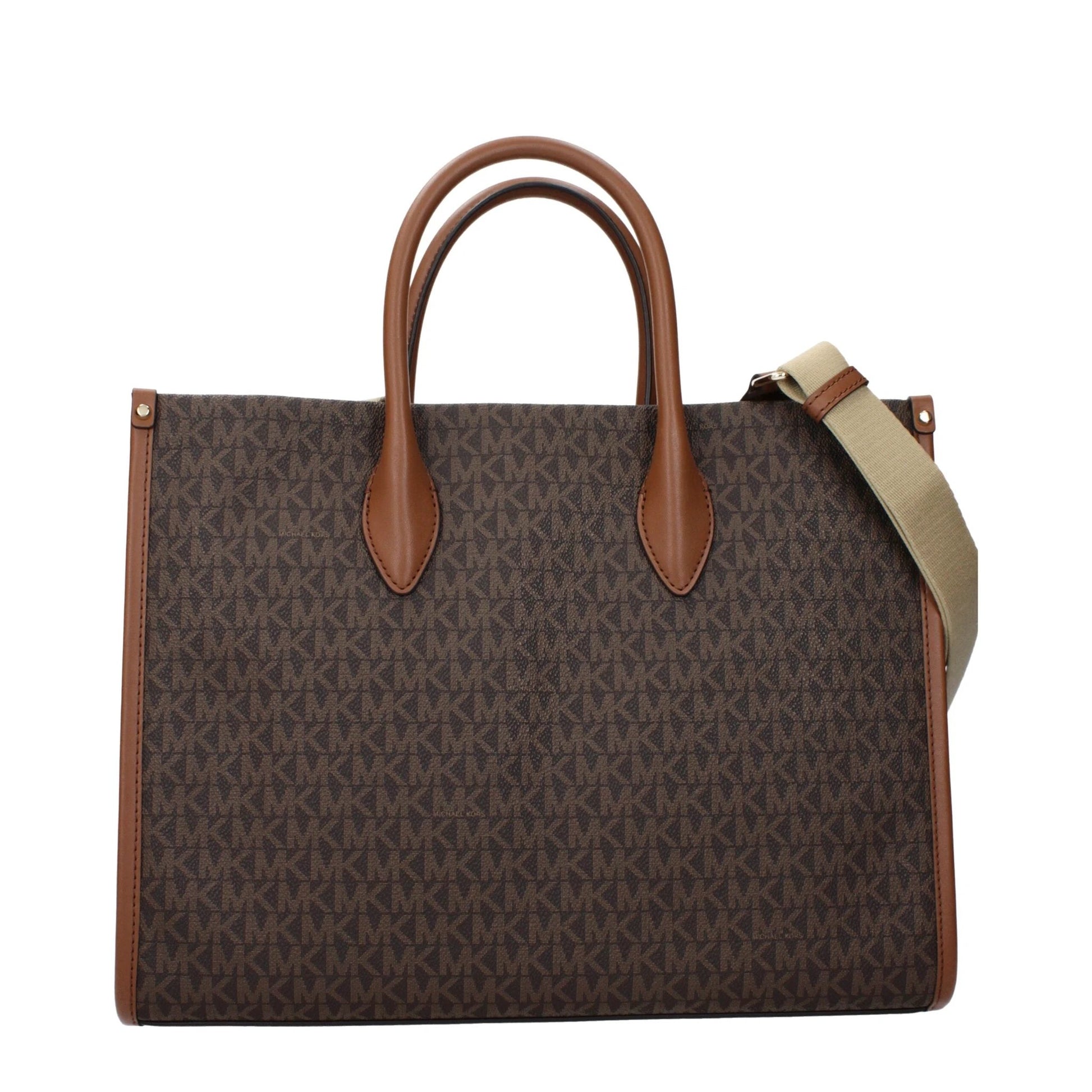 Michael Kors Braune Stoffhandtasche by Michael Kors