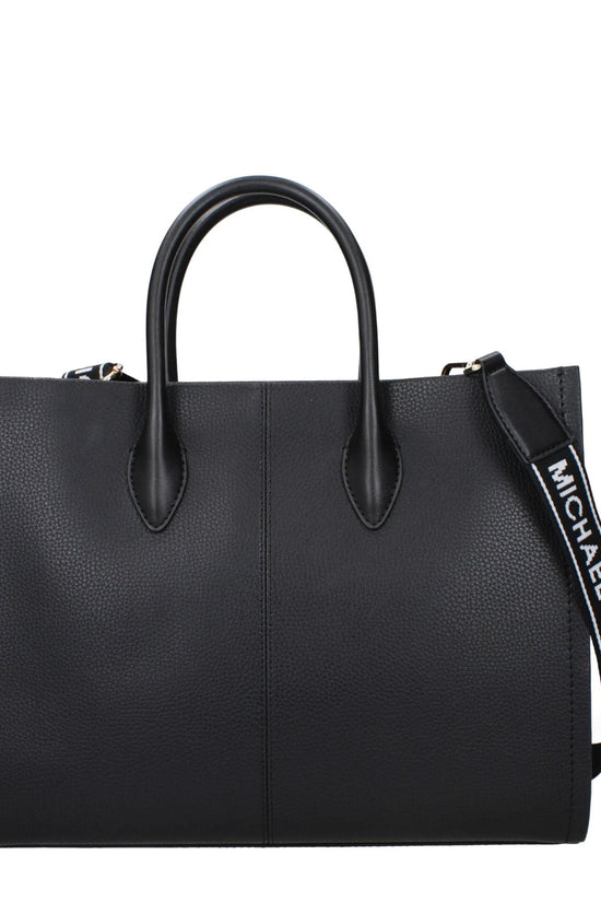 Michael Kors Schwarze Lederhandtasche by Michael Kors