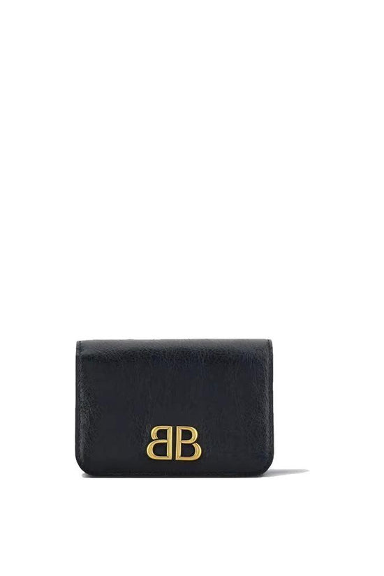 Balenciaga Schwarzer Kartenhalter aus Lammleder by Balenciaga