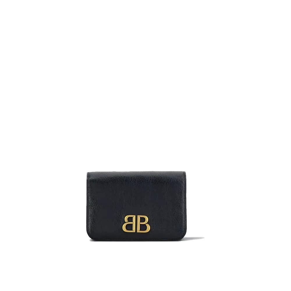 Balenciaga Schwarzer Kartenhalter aus Lammleder by Balenciaga