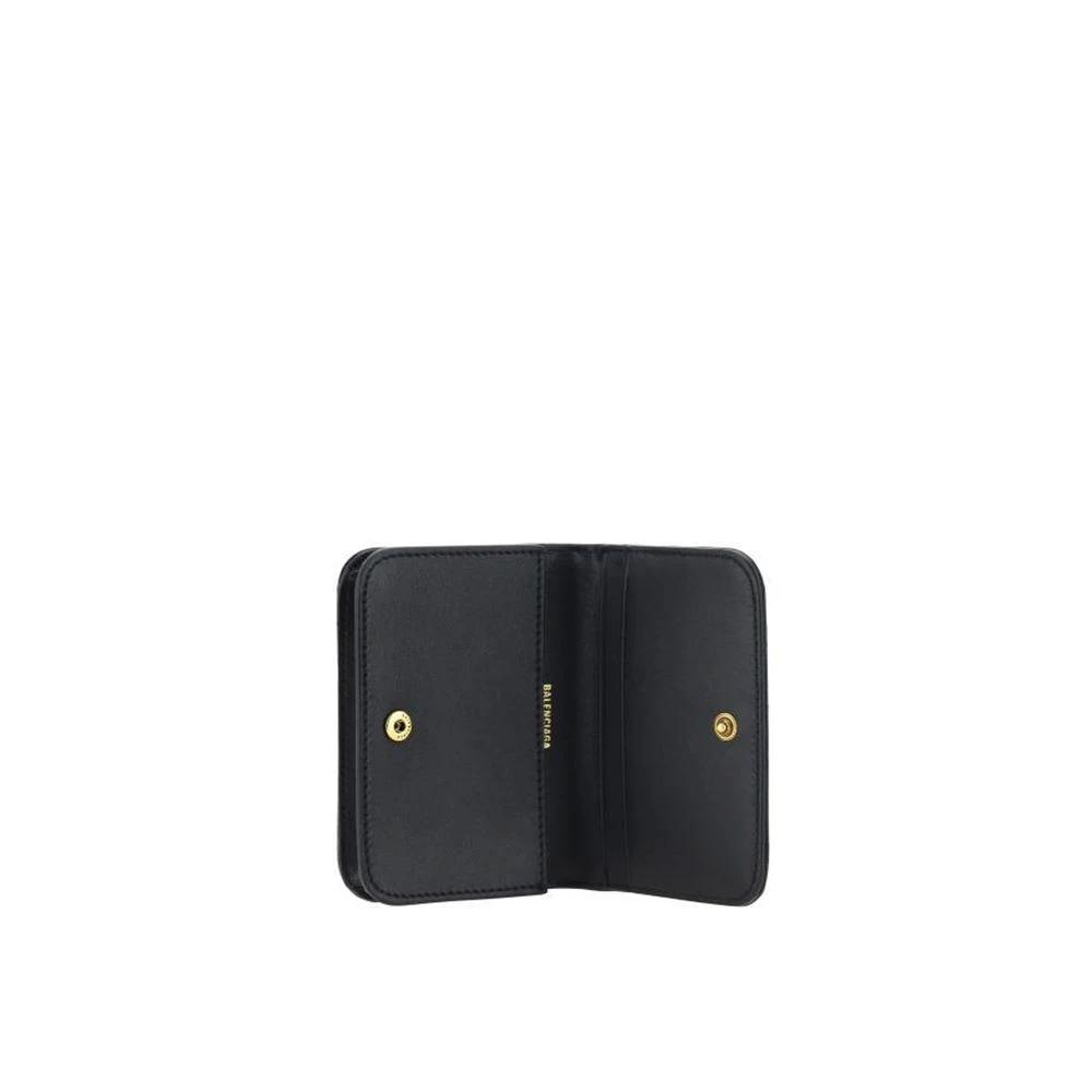 Balenciaga Schwarzer Kartenhalter aus Lammleder by Balenciaga