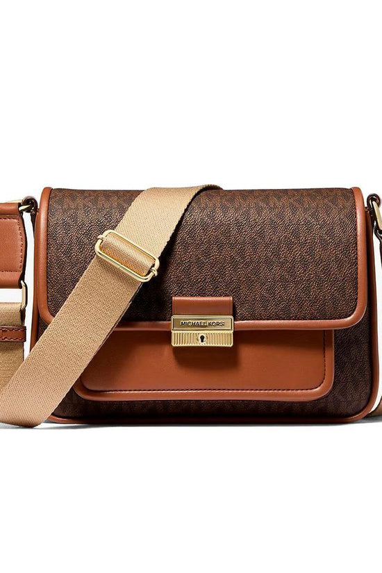 Michael Kors Braune Canvas Umhängetasche by Michael Kors