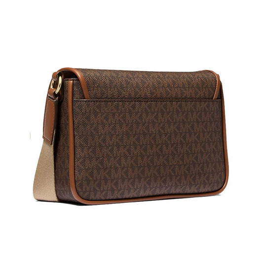 Michael Kors Braune Canvas Umhängetasche by Michael Kors