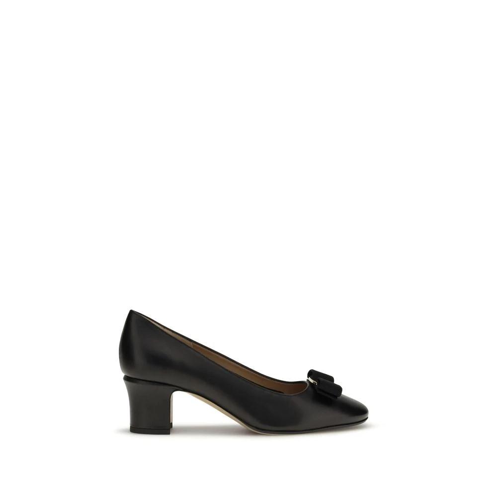 Ferragamo Schwarze Pumps aus Kalbsleder Bos Taurus by Ferragamo