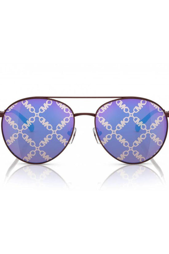 Michael Kors Braune Sonnenbrille aus Metall by Michael Kors