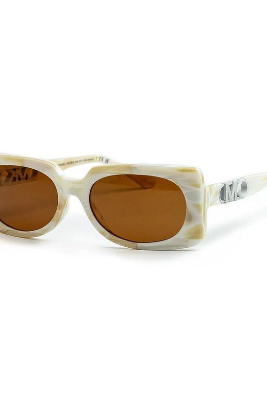 Michael Kors Beige Acetate Sunglasses by Michael Kors
