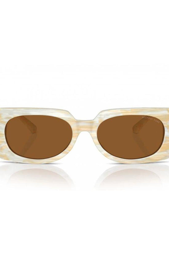 Michael Kors Beige Acetate Sunglasses by Michael Kors