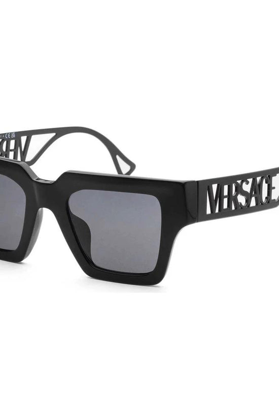 Versace Schwarze Sonnenbrille aus Acetat by Versace